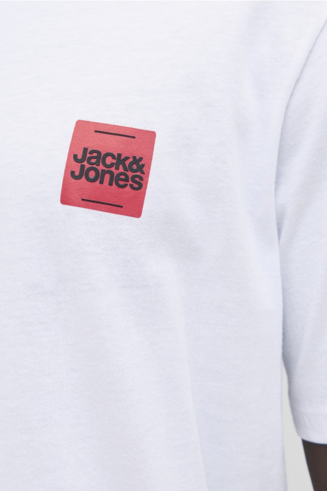JJBRANDY TEE SS CREW NECK LN 12279100 WHITE
